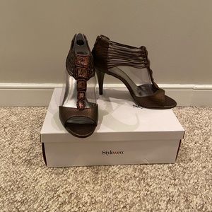Style & Co Bronze Dress Sandal